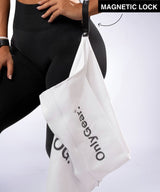 White OG Magnetic Gym Towel (With Pocket)