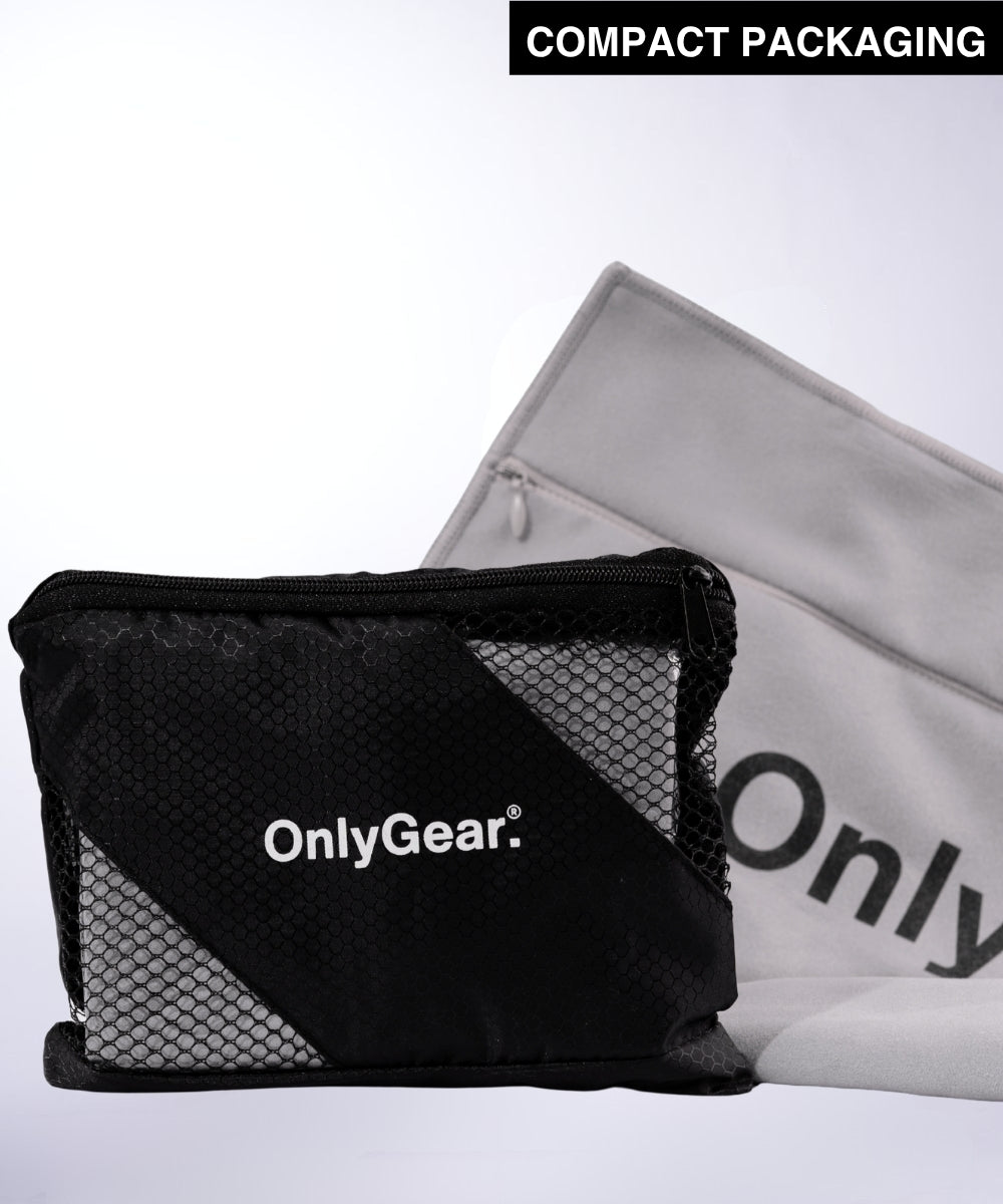 Gray OG Magnetic Gym Towel (With Pocket)
