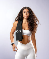 Black OG Magnetic Gym Towel (With Pocket)