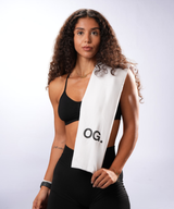 White OG Magnetic Gym Towel (With Pocket)